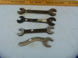 4 Winchester USA open end wrenches