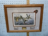 1992 Maynard Reece Iowa Duck Stamp/print, mallards