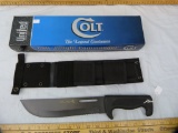 Colt Jungle Commander CT45 knife, NIB w/canvas sheath