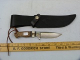 Colt knife, new w/leather sheath