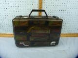 Plano Side by Side tackle box with fishing lures