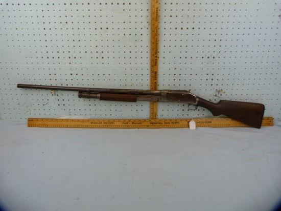 Winchester 1897 pump Shotgun, 16 ga, full choke, used condition, SN: E436777