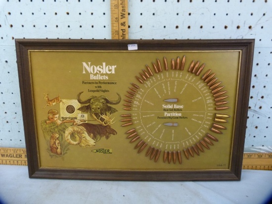Nosler Bullet Board, 1114-77, 12-1/2" T x 19-3/8" W