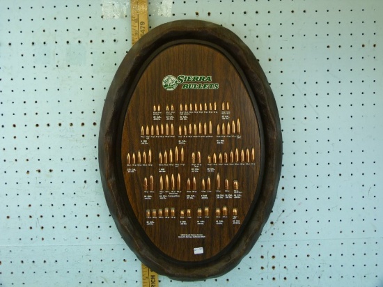 Sierra Bullet Board, all plastic, 22-1/4" T x 15-1/2" W oval