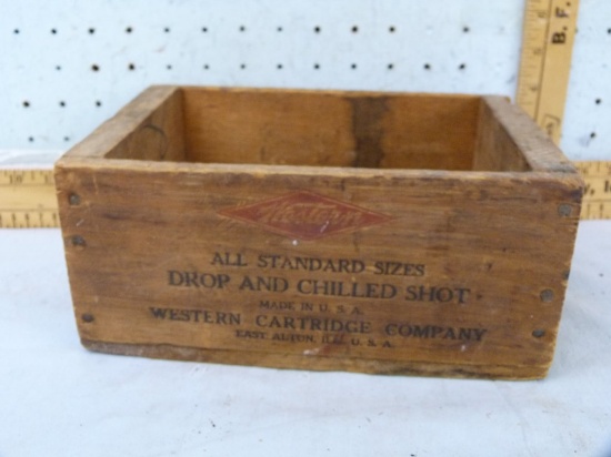 Wood ammo box: Western K1378S, Lead Air Rifle Shot