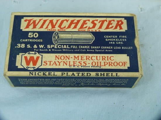 Ammo: box/50 Winchester .38 S&W Special, Non-Mercuric