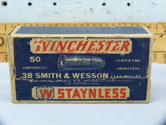 Ammo: box/48 Winchester .38 S&W Staynless K3872T