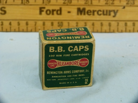 Ammo: box/50 Remington Kleanbore BB Caps, R2