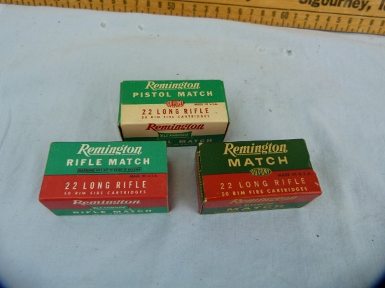 Ammo: 3 boxes/50 Remington .22 LR, 3x$