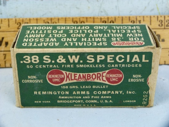 Ammo: box/50 Remington .38 S&W Special, R262