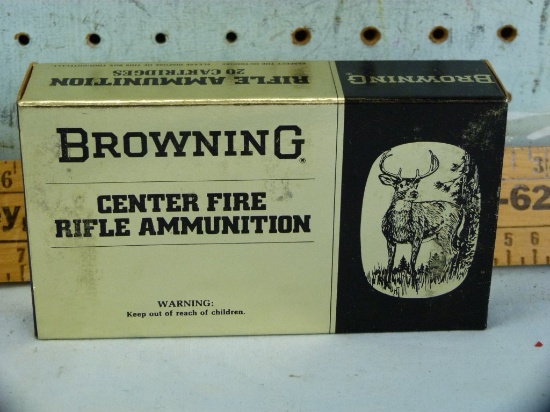 Ammo: box/20 Browning 6 mm Rem