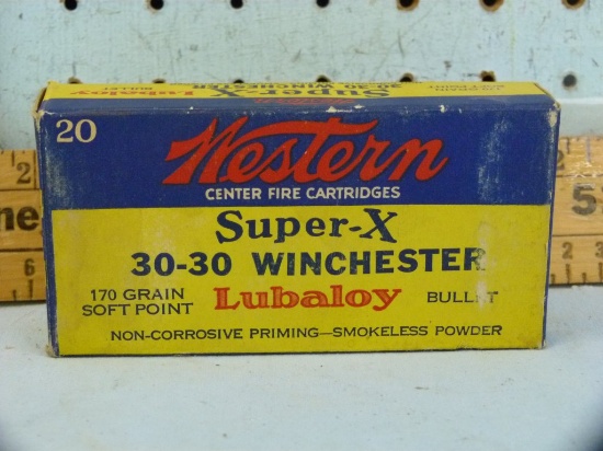 Ammo: box/20 Western SuperX .30-30 Win, 30303