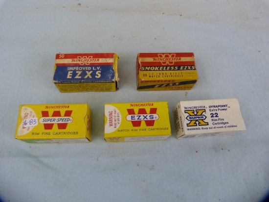 Ammo: 5 boxes/50 Winchester .22 LR, 5x$