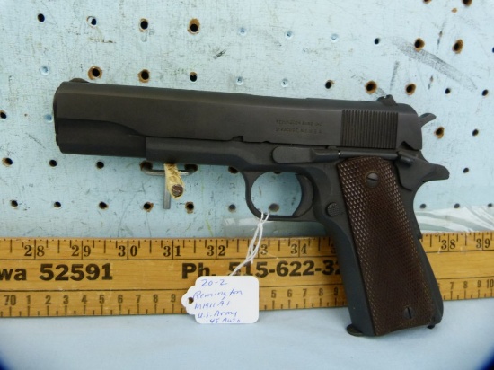 Remington M1911 A1 US Army SA Pistol, .45 Auto, SN: 1294498