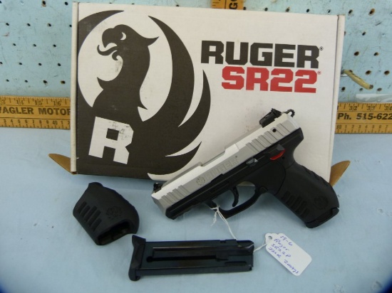 Ruger SR22P SA Pistol, .22 LR, SN: 366-51536