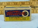 Ammo: box/50 Western Rimfire .22 Extra Long