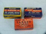 Ammo: 3 boxes/50 Peters .22 LR, 3x$