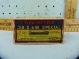 Ammo: box/50 Winchester .38 S&W Special, K3884T