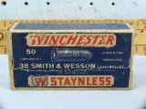 Ammo: box/48 Winchester .38 S&W Staynless K3872T
