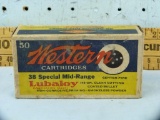 Ammo: box/50 Western .38 Spl Mid-Range