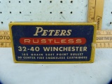 Ammo: box/20 Peters Rustless .32-40 Winchester No. 3288