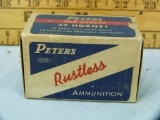 Ammo: box/50 Peters .22 Hornet No. 2276