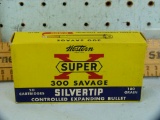 Ammo: box/20 Winchester SuperX .300 Savage Silvertip, 3005