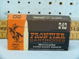 Ammo: box/20 Hornady Frontier .243, mixed shells