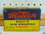 Ammo: box/20 Western SuperX .30-06 Springfield, 30062