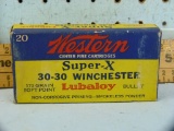 Ammo: box/20 Western SuperX .30-30 Win, 30303