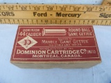 Ammo: box/50 CIL Dominion 44 cal round ball 