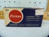 Ammo: box/50 Peters .38 Long Colt, 3835