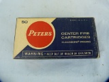 Ammo: box/50 Peters .38 Colt Pistol Automatic, 3851