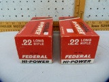 Ammo: 2 bricks/500 Federal Hi-Power .22 LR, 2x$