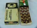 Ammo: 2 boxes/50 Browning & mixed .45 Auto, 2x$