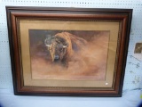 Edward Aldrich signed print 