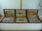 Set of 6 John W. Taylor duck prints with wood frames, 6x$
