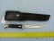 Buck USA 121 knife w/leather sheath