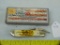 Case XX USA goldenrod russlock knife, 61953 L, w/box