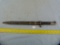 Bayonet with metal sheath, stamped 945 & 2375
