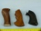 3 sets of pistol grips: Pachmayr, Thompson Center, & unmarked