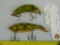 2 Fishing lures: South Bend & Heddon, 2x$