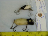 2 Shakespeare fishing lures: Dopey & Swimming Mouse, 2x$