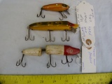 3 Heddon fishing lures: River Runt & Vamps, 3x$