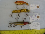 3 Heddon fishing lures, 3x$