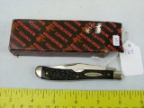 Winchester USA slim line trapper knife 19004 w/box