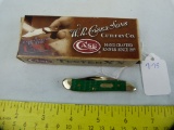 Case XX USA green peanut knife, 6220, with box