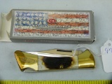 Case XX USA molasses bone lockback knife, 6158L, w/box