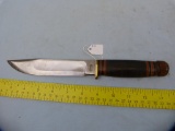 MSA USA (Marble's) knife w/leather wrapped handle