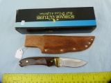 Schrade+ PH2 USA Mini Pro Hunter knife w/leather sheath & box